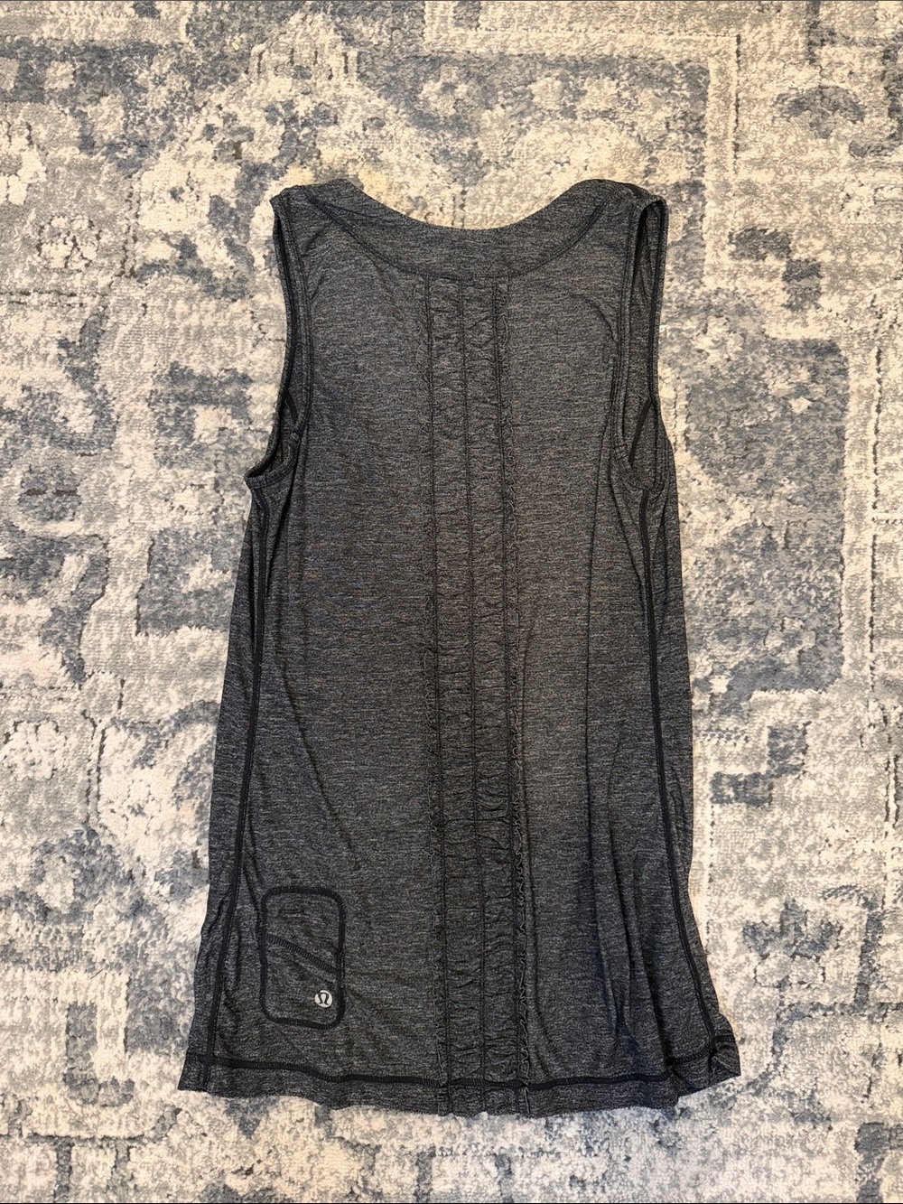 lululemon athletica Dark Gray Performance Racerback Tank
